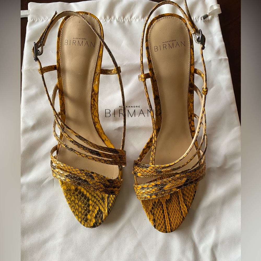 Alexandre Birman - Python Print Clarita Stiletto … - image 1